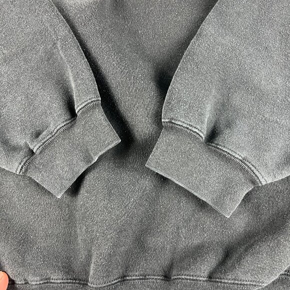 Y2K J America Purdue Boiler Makers Sweatshirt Adult Large Black Faded Crewneck - Picture 2 of 11